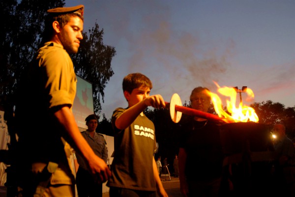 Torch Lighting Ceremony Israel_Memorial Day_IDF_torch