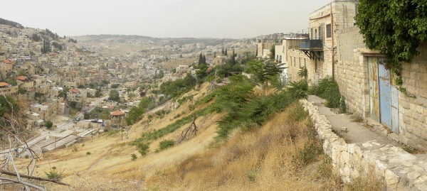 The Kidron Valley Kidron Valley-Mount of Olives-City of David-Gihon Spring