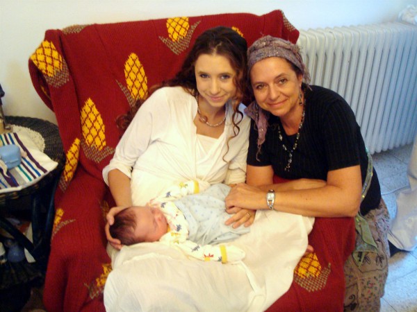 Peleh David at his brit milah Brit Milah, eight-day old, grandson