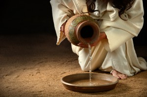 http://www.dreamstime.com/stock-photo-jesus-pouring-water-pan-jug-to-to-wash-feet-disciples-image34881330