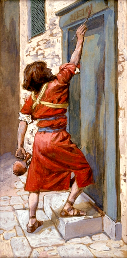 Sign on the Door, by James Tissot