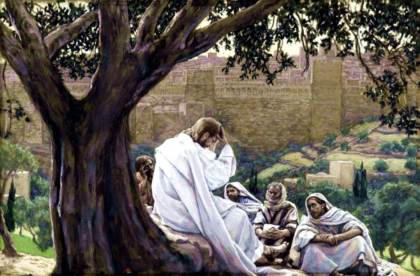 Image result for jesus at the mount of olives