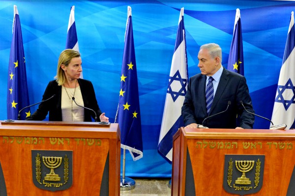 Prime-Minister-Benjamin-Netanyahu-Federica-Mogherini-High-Representative-of-the-European-Union-for-Foreign-Affairs-and-Security-Policy-Nov-7-2014 Jerusalem_Benjamin Netanyahu_Federica Mogherini