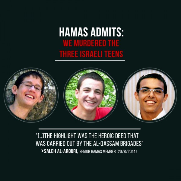Hamas abduction murder Naftali Fraenkel Gilad Shaer Eyal Yifrah Hamas abduction murder Naftali Fraenkel Gilad Shaer Eyal Yifrah