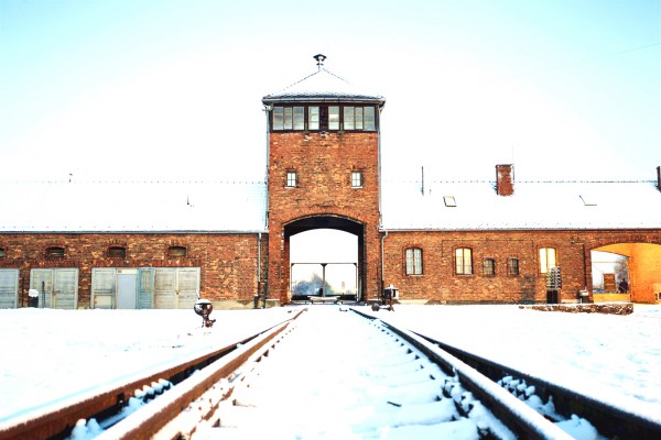 Holocaust survivors and heads of state brave the wet and cold conditions at Auschwitz to remember the liberation of this Nazi death camp on January 27, 1945. Auschwitz Nazi death camp