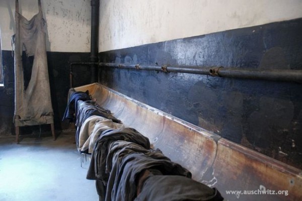Changing room at Auschwitz Changing room Auschwitz