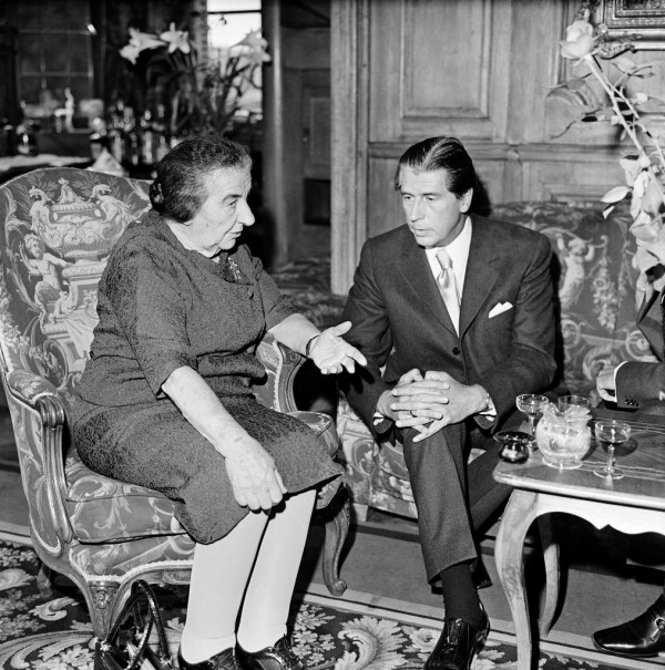 Golda Meir, Prime Minister of Israel and Lujo Toncic-Sorinj, Secretary General of the Council of Europe (Council of Europe photo, November 1, 1973, Strasbourg) Golda Meir, Prime Minister of Israel and Lujo Toncic-Sorinj, Secretary General of the Council of Europe (Council of Europe photo, November 1, 1973, Strasbourg)