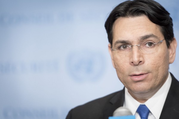 Danny-Danon-Permanent-Representative-of-Israel-to-the-UN-speaks-to-journalists-ahead-of-Security-Council-consultations-missile-launch Iran, Israel, missile testing, nuclear threat